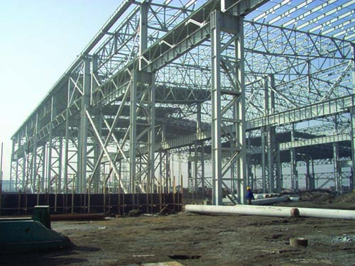 天津钢管集团股份有限公司PQF460水处理钢结构厂房