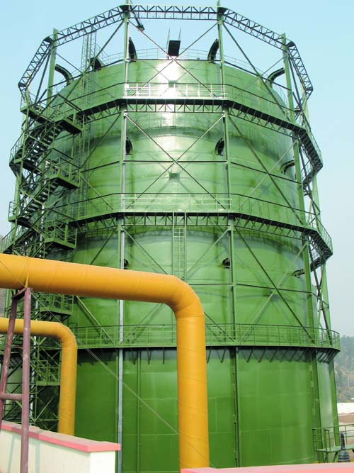 山西亚美大宁矿井1#、2#瓦斯（一万立米干式）储气柜工程